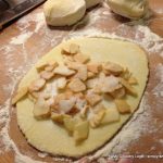 Kartoffelteig Maultaschen mit Apfelfüllung